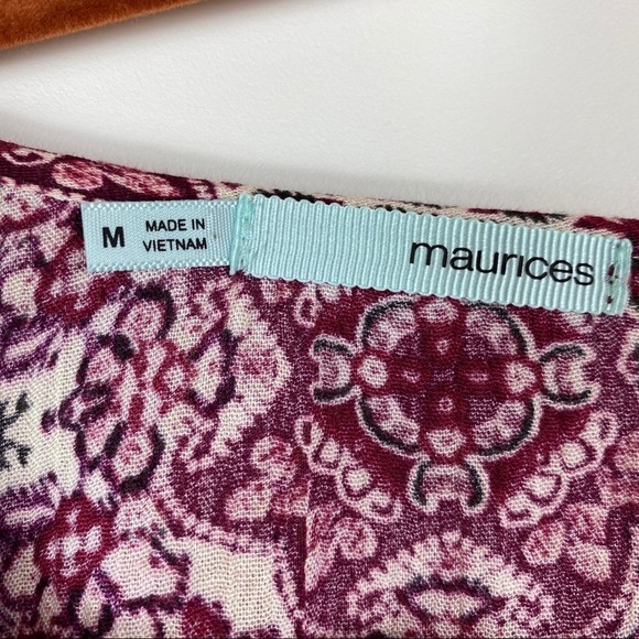 Maurices Long Split Sleeve Dress EUC Knee Length - Picture 3 of 8